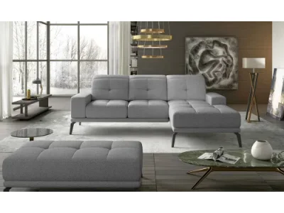 NABBI Tirreno P rohová sedačka svetlosivá (Grande 81)