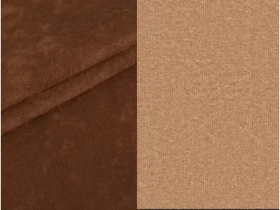 Detail produktu NABBI Adria rozkladacia pohovka s úložným priestorom hnedá / svetlohnedá