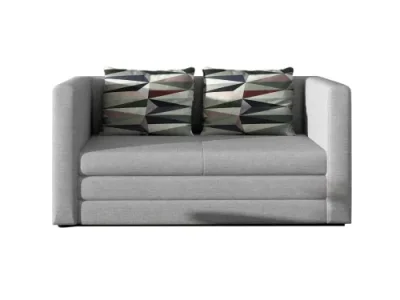 Detail produktu NABBI Nora rozkladacia pohovka svetlosivá / vzor