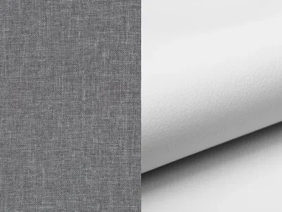 Detail produktu NABBI Halvega L rohová sedačka u s rozkladom a úložným priestorom svetlosivá / biela