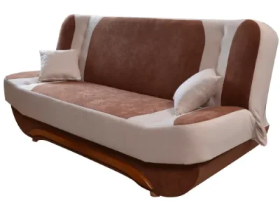 Detail produktu NABBI Ella II rozkladacia pohovka s úložným priestorom hnedá / béžová