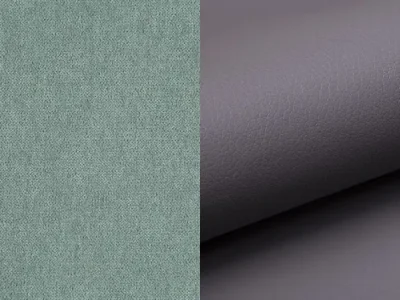 Detail produktu NABBI Licaro U P rohová sedačka u s rozkladom a úložným priestorom mentolová / sivá