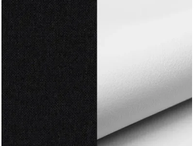 Detail produktu NABBI Valver U L/P rohová sedačka u s rozkladom čierna / biela