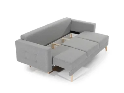 Detail produktu NABBI Aveza 3F rozkladacia trojsedačka s úložným priestorom tyrkysová (Velvet Mat 75)