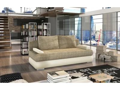 NABBI Marao rozkladacia pohovka cappuccino / béžová