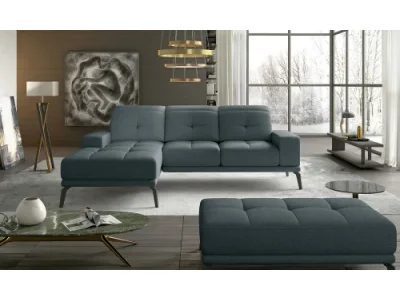 NABBI Tirreno L rohová sedačka modrá (Grande 75)