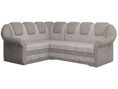 Detail produktu NABBI Latino II L rohová sedačka s rozkladom a úložným priestorom béžová / svetlohnedá