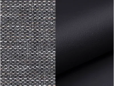 Detail produktu NABBI Marao rozkladacia pohovka sivá (Berlin 01) / čierna (Soft 11)