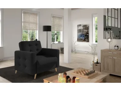 Detail produktu NABBI Aveza 1F kreslo čierna