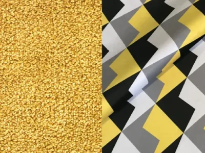 Detail produktu NABBI Aveza 3+1 rozkladacia sedacia súprava žltá / vzor