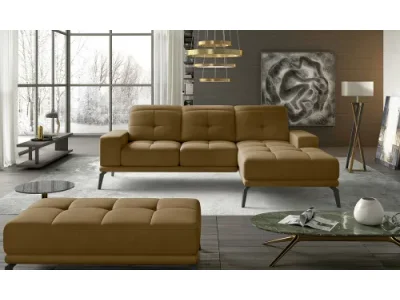 Detail produktu NABBI Tirreno P rohová sedačka zlatá