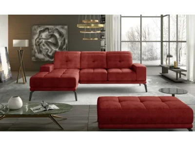 NABBI Tirreno L rohová sedačka bordová