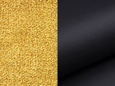 Detail produktu NABBI Torres U P rohová sedačka u s rozkladom a úložným priestorom žltá / čierna