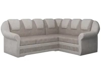 Detail produktu NABBI Latino II P rohová sedačka s rozkladom a úložným priestorom svetlohnedá / béžová