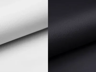 Detail produktu NABBI Belluno L rohová sedačka s rozkladom a úložným priestorom biela / čierna