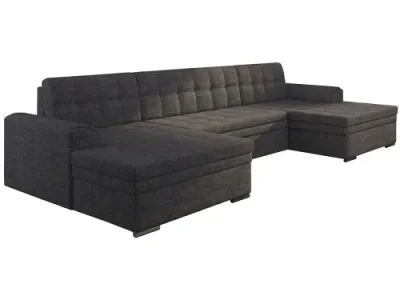 Detail produktu NABBI Valver U L/P rohová sedačka u s rozkladom sivá (Sawana 05)