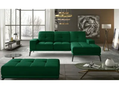 NABBI Tirreno P rohová sedačka tmavozelená (Kronos 19)