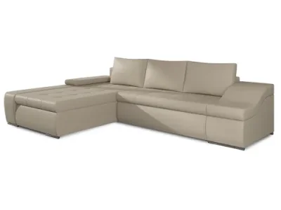 Detail produktu NABBI Oristano L rohová sedačka s rozkladom a úložným priestorom béžová