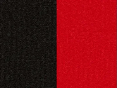 Detail produktu NABBI Ginzo L/P rohová sedačka s rozkladom a úložným priestorom čierna / červená