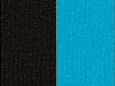 Detail produktu NABBI Ella II rozkladacia pohovka s úložným priestorom čierna / svetlomodrá