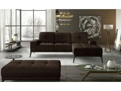 Detail produktu NABBI Tirreno P rohová sedačka tmavohnedá (Dora 28)