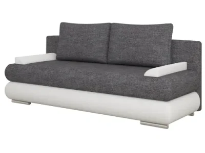 Detail produktu NABBI Marao rozkladacia pohovka sivá (Sawana 05) / biela (Soft 17)