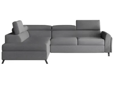 Detail produktu NABBI Korense L rohová sedačka s rozkladom a úložným priestorom antracitová