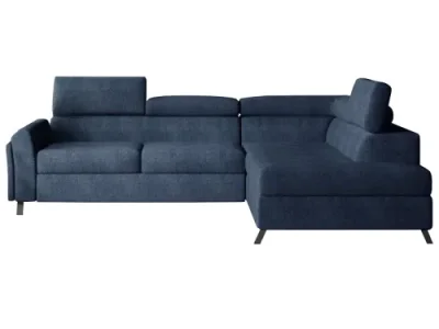 Detail produktu NABBI Korense P rohová sedačka s rozkladom a úložným priestorom modrá