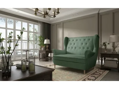 NABBI Aveiro 2F dvojsedačka zelená