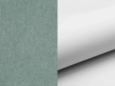 Detail produktu NABBI Salerno P rohová sedačka s rozkladom mentolová / biela