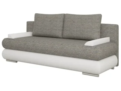 Detail produktu NABBI Marao rozkladacia pohovka sivá (Berlin 01) / biela (Soft 17)