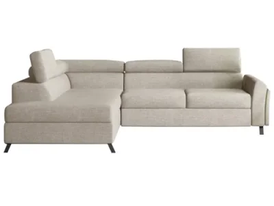 Detail produktu NABBI Korense L rohová sedačka s rozkladom a úložným priestorom svetlohnedá