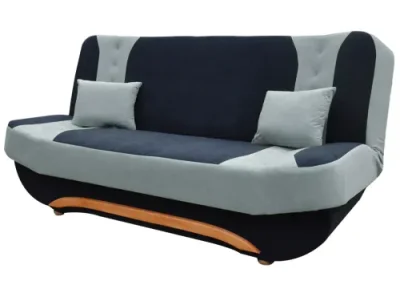 Detail produktu NABBI Ella II rozkladacia pohovka s úložným priestorom čierna / sivá