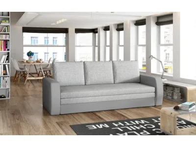 NABBI Isolda rozkladacia pohovka svetlosivá / sivá