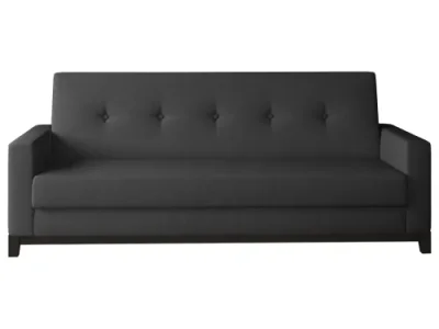 Detail produktu NABBI Soria rozkladacia pohovka s úložným priestorom čierna (Sawana 14) / orech