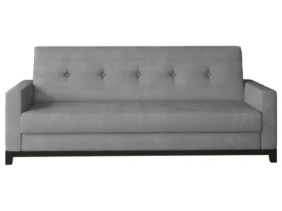 Detail produktu NABBI Soria rozkladacia pohovka s úložným priestorom svetlosivá (Paros 05) / orech