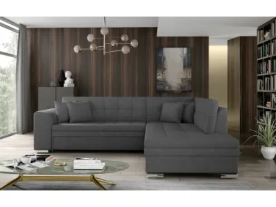 Detail produktu NABBI Pescara P rohová sedačka s rozkladom sivá