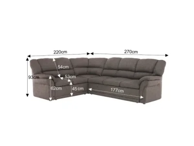 Detail produktu KONDELA Amelia L rohová sedačka s rozkladom a úložným priestorom hnedá