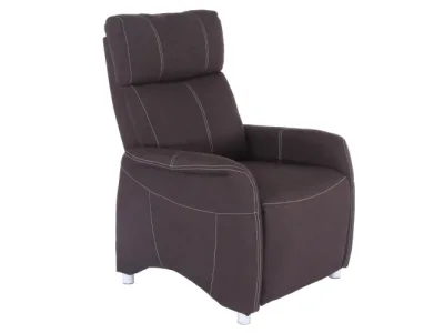 KONDELA Forest relaxačné kreslo čokoládová
