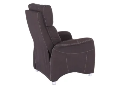 Detail produktu KONDELA Forest relaxačné kreslo čokoládová