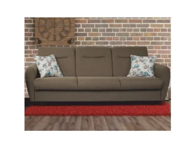 Detail produktu KONDELA Milo rozkladacia trojsedačka hnedá