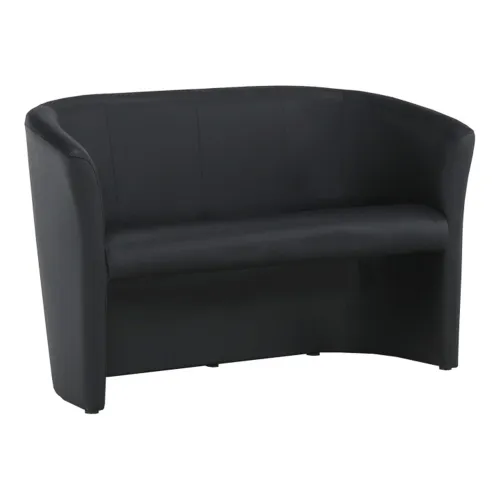 KONDELA Cuba konferenčné dvojkreslo čierna