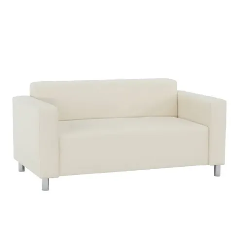 KONDELA Homker dvojsedačka béžová