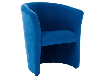 KONDELA Cuba konferenčné kreslo modrá