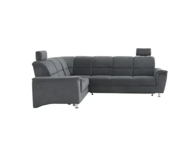 Detail produktu KONDELA Santiago L rohová sedačka s rozkladom a úložným priestorom sivá