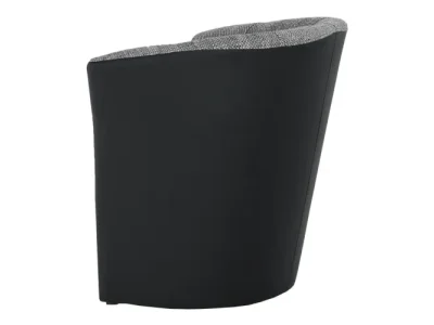 Detail produktu KONDELA Cuba konferenčné kreslo čierna / sivá melírovaná