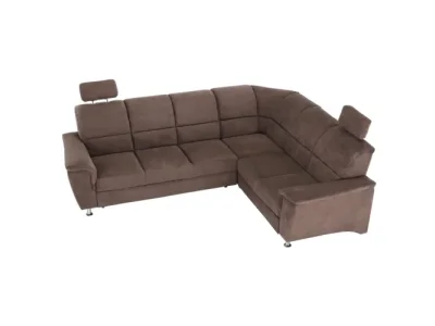 Detail produktu KONDELA Santiago P rohová sedačka s rozkladom a úložným priestorom hnedá