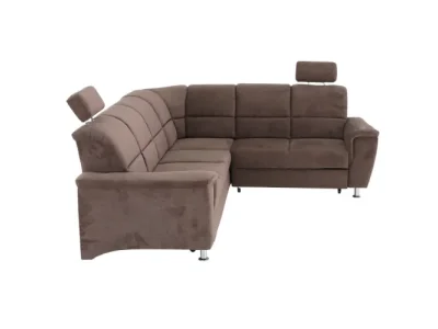 Detail produktu KONDELA Santiago P rohová sedačka s rozkladom a úložným priestorom hnedá