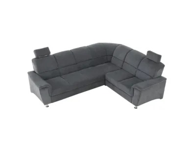 Detail produktu KONDELA Santiago P rohová sedačka s rozkladom a úložným priestorom sivá