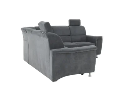 Detail produktu KONDELA Santiago P rohová sedačka s rozkladom a úložným priestorom sivá